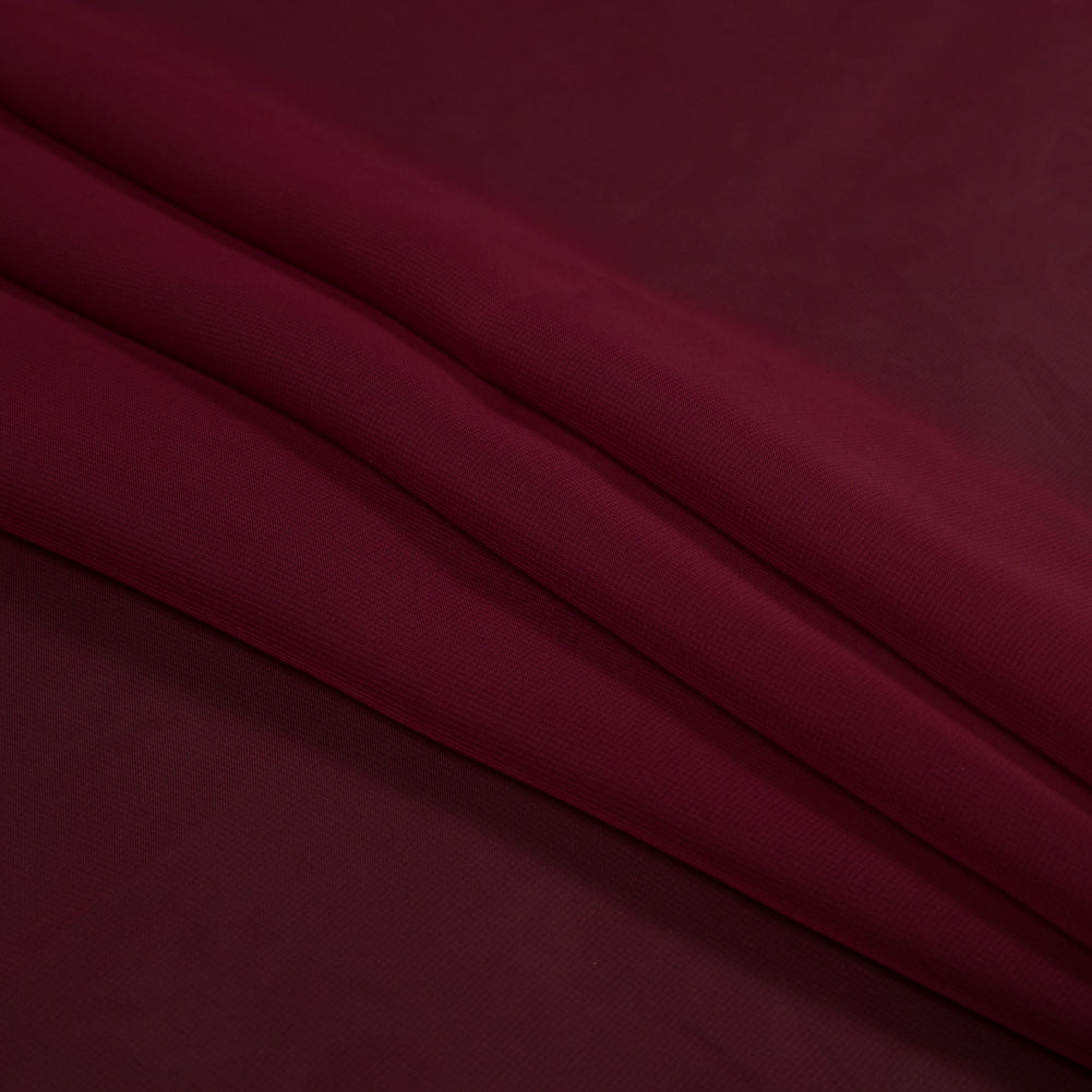 Garnet Polyester Chiffon - Detail Garnet Polyester Chiffon - Detail
