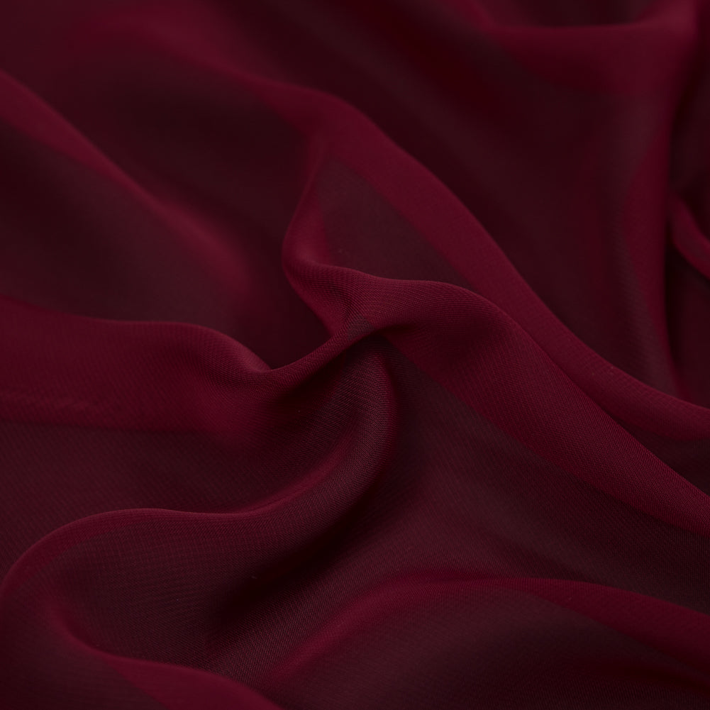 Garnet Polyester Chiffon - Full Garnet Polyester Chiffon - Full