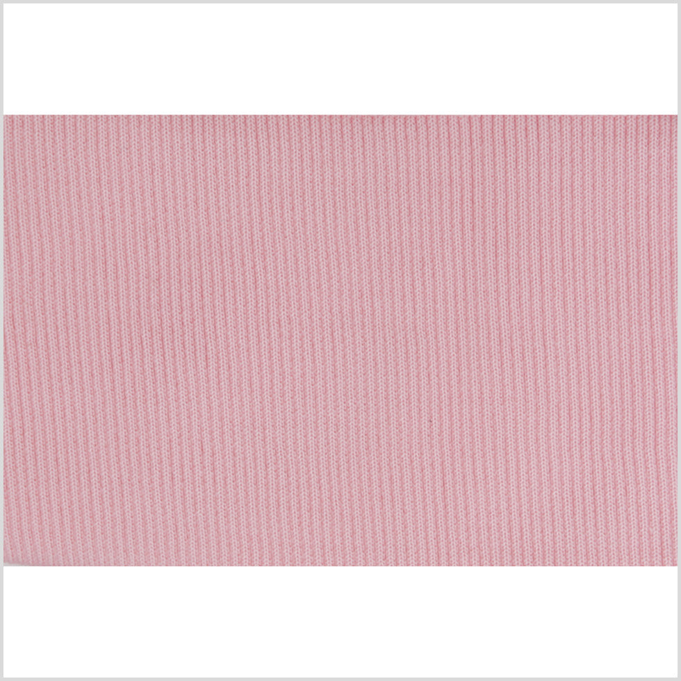 Pink Acrylic/Spandex 7" X 38" Rib Knit Trim Pink Acrylic/Spandex 7" X 38" Rib Knit Trim