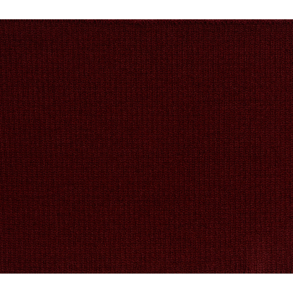 Dark Cardinal Red Rib Knit Trim - 7" x 38" Dark Cardinal Red Rib Knit Trim - 7" x 38"