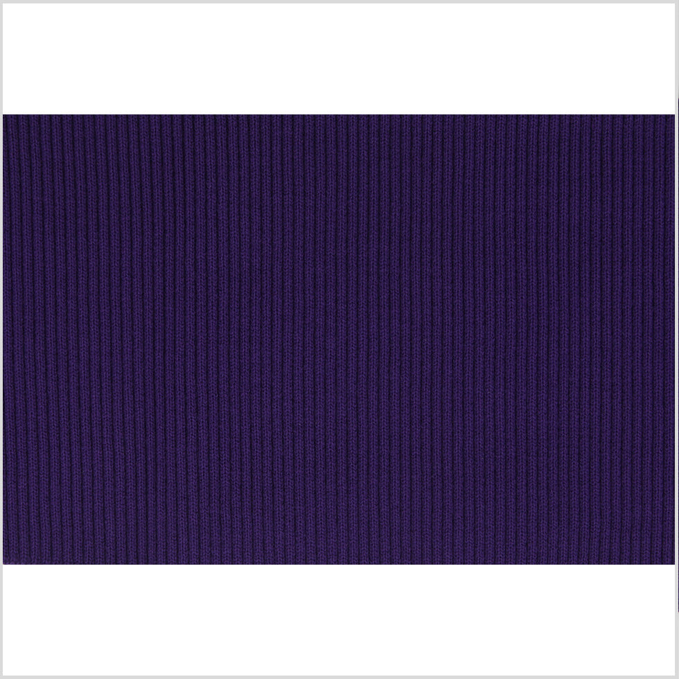 Purple Rib Knit Trim - 7" x 38" Purple Rib Knit Trim - 7" x 38"