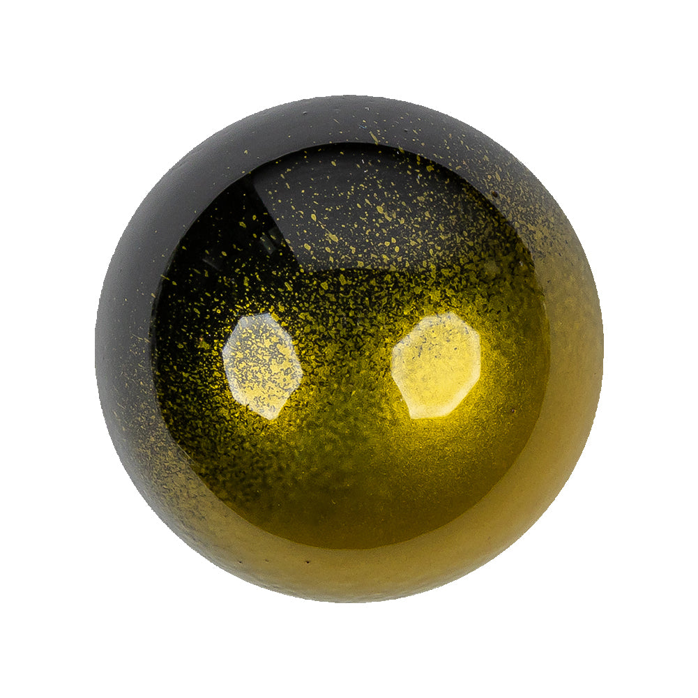 Metallic Yellow Button - 44L/28mm Metallic Yellow Button - 44L/28mm