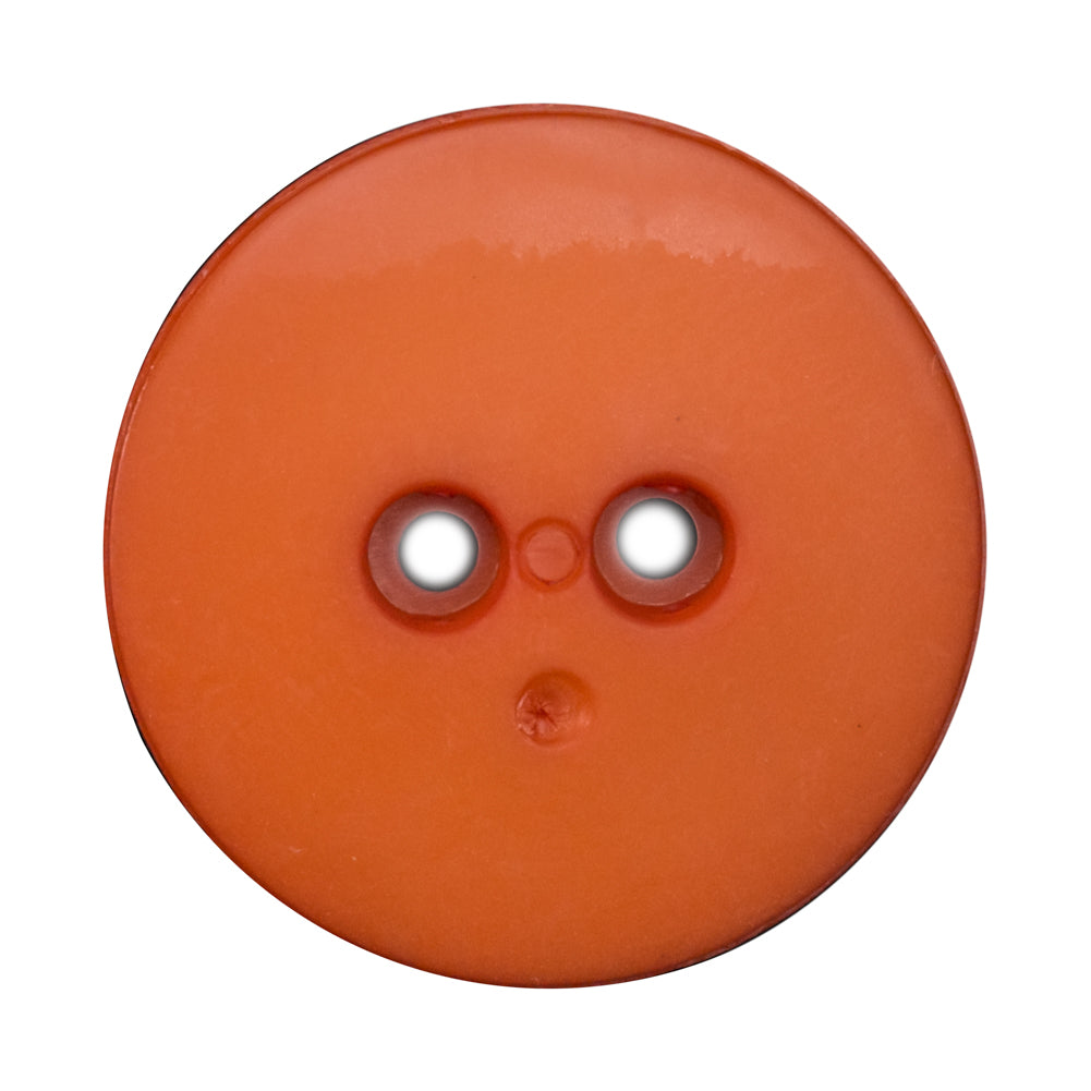 Plastic 2-Hole Button - 54L/34mm - Orange Dish Shaped with Radiating Textured Center Plastic 2-Hole Button - 54L/34mm - Orange Dish Shaped with Radiating Textured Center