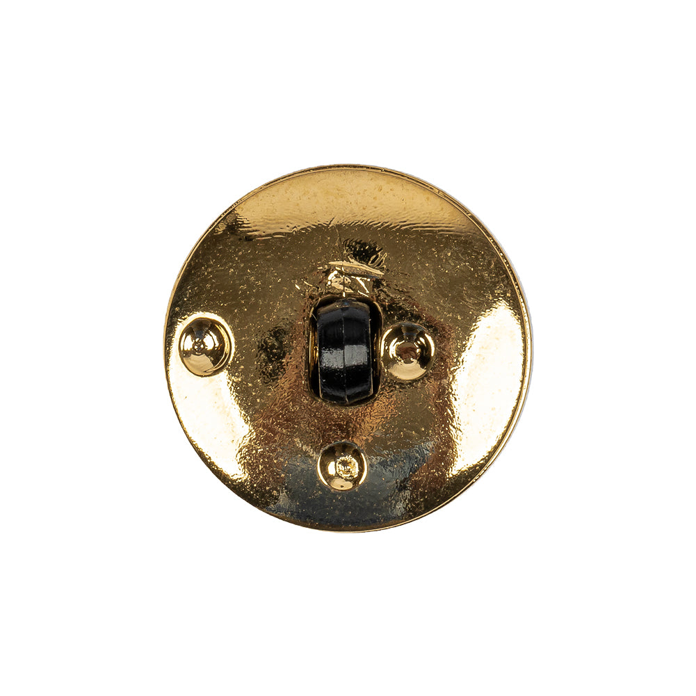 Black/Gold Rhinestone Button - 36L/23mm - Detail Black/Gold Rhinestone Button - 36L/23mm - Detail