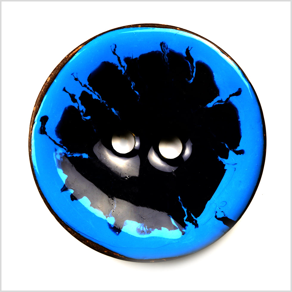 Blue Coconut Button - 80L/50.8mm Blue Coconut Button - 80L/50.8mm