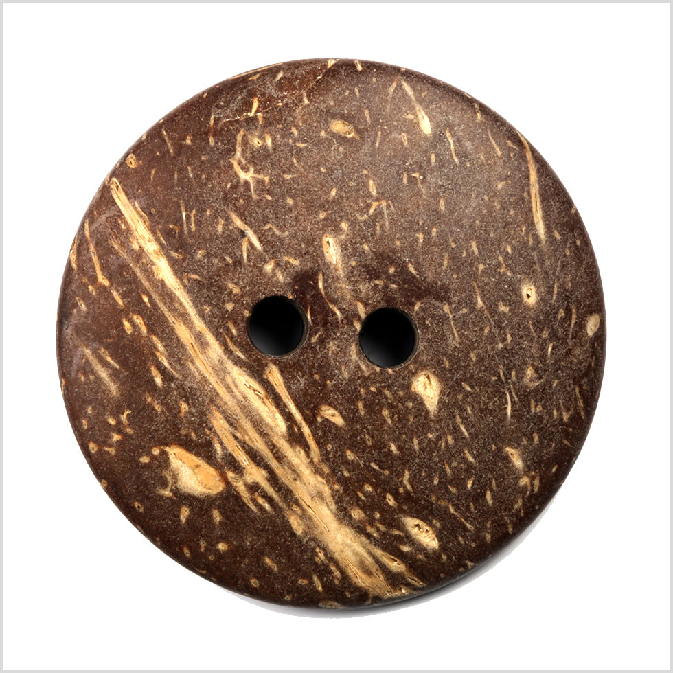 Purple 2-Hole Coconut Button - 80L/50.8mm Detail Purple 2-Hole Coconut Button - 80L/50.8mm Detail