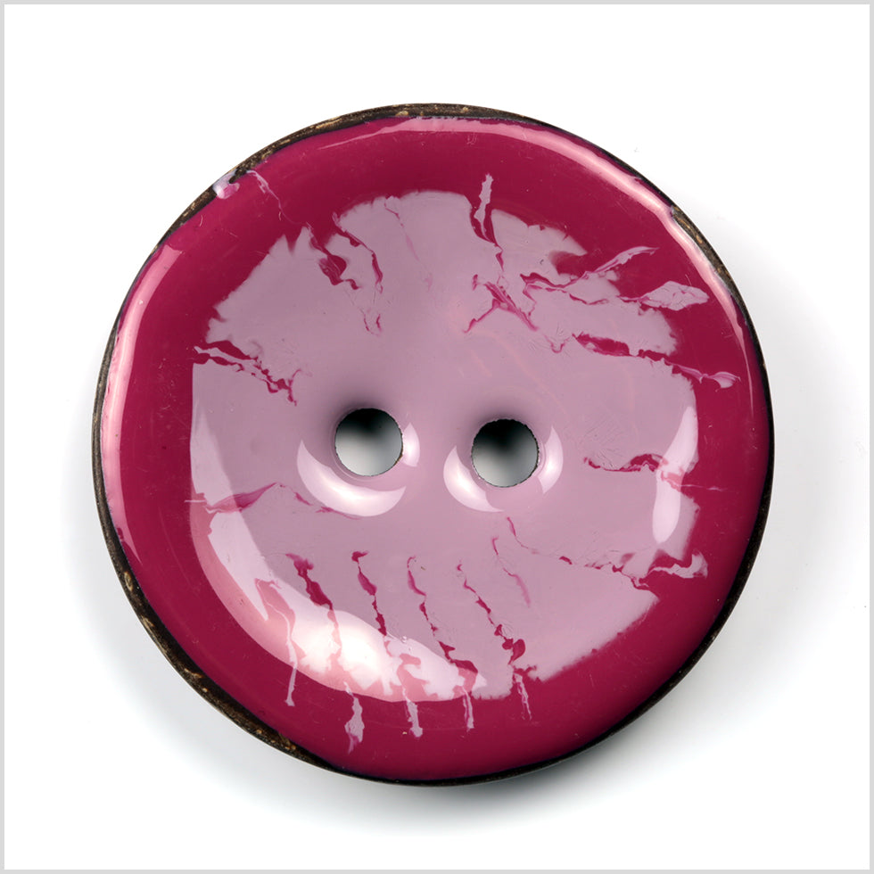 Purple 2-Hole Coconut Button - 80L/50.8mm Purple 2-Hole Coconut Button - 80L/50.8mm