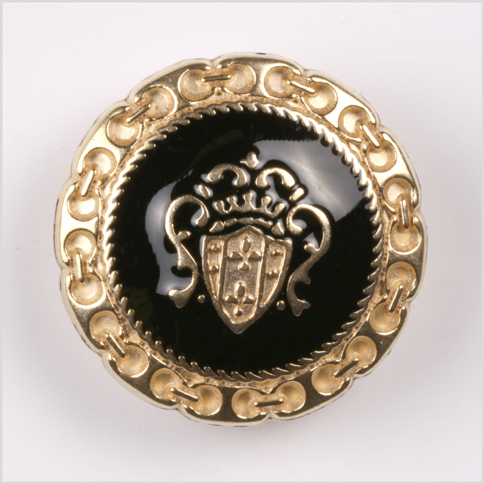 Gold Medal Coat Crest Button - 44L/28mm Gold Medal Coat Crest Button - 44L/28mm