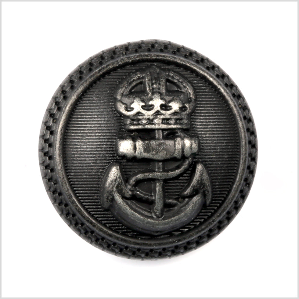 Black Spazz Anchor Button - 40L/25.5mm Black Spazz Anchor Button - 40L/25.5mm