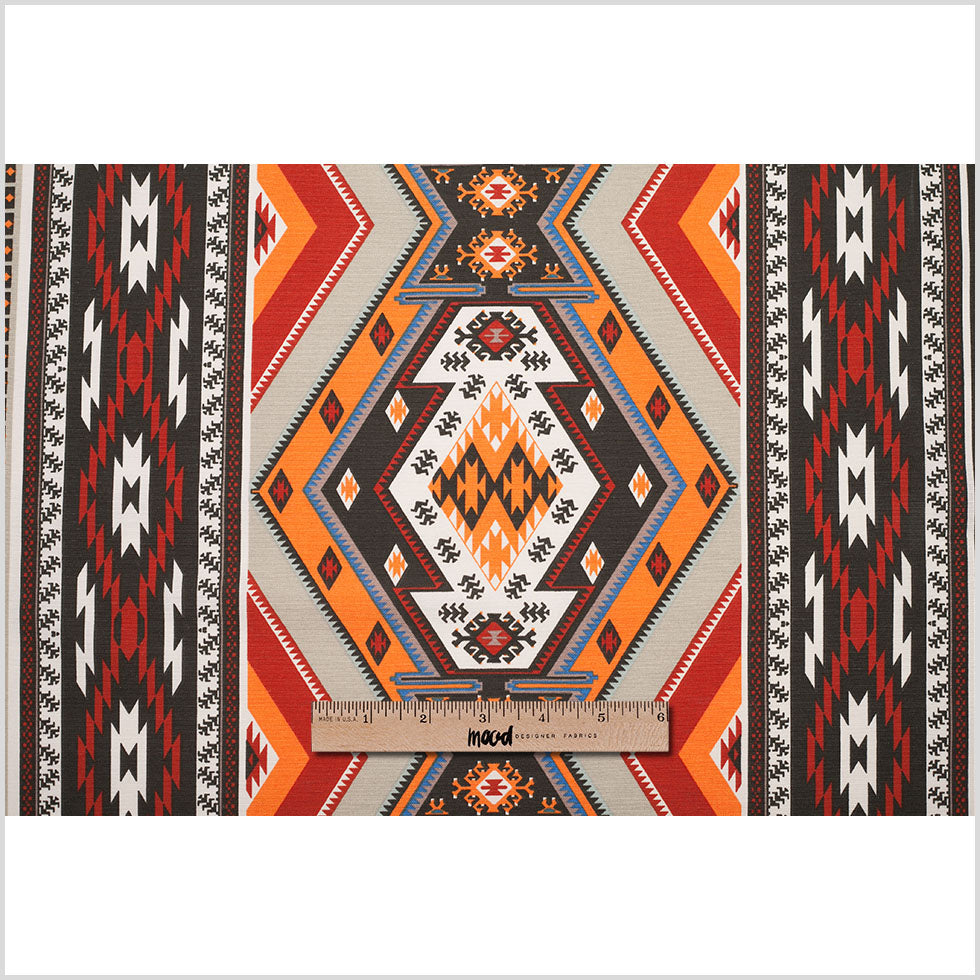Spanish Multicolor Geometric Cotton-Polyester Print Full Spanish Multicolor Geometric Cotton-Polyester Print Full