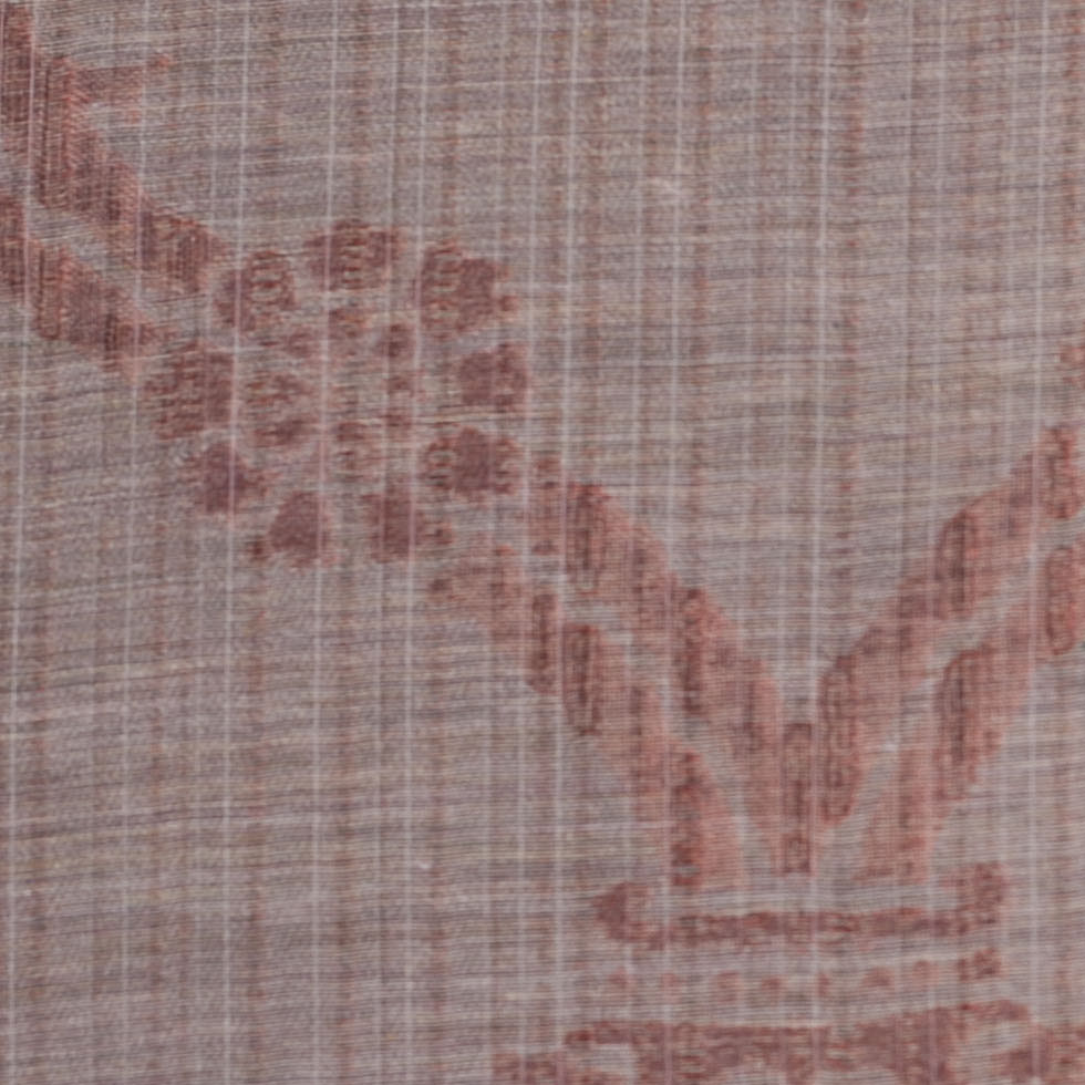 Metallic Rust Sheer Polyester Woven Detail Metallic Rust Sheer Polyester Woven Detail