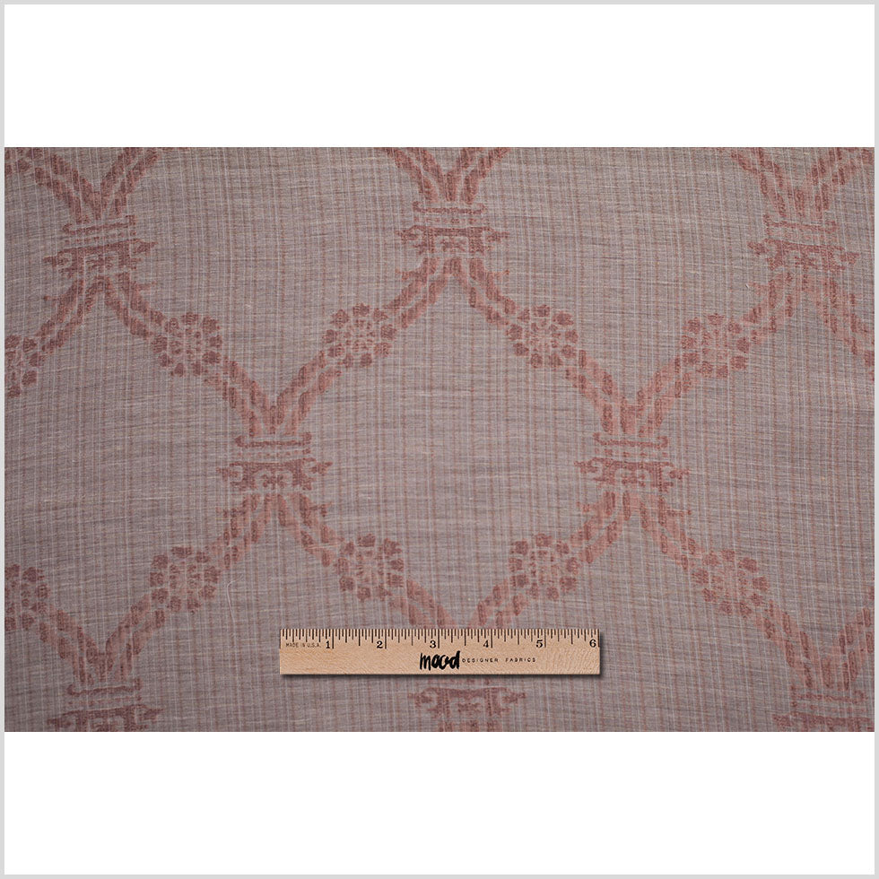 Metallic Rust Sheer Polyester Woven Full Metallic Rust Sheer Polyester Woven Full