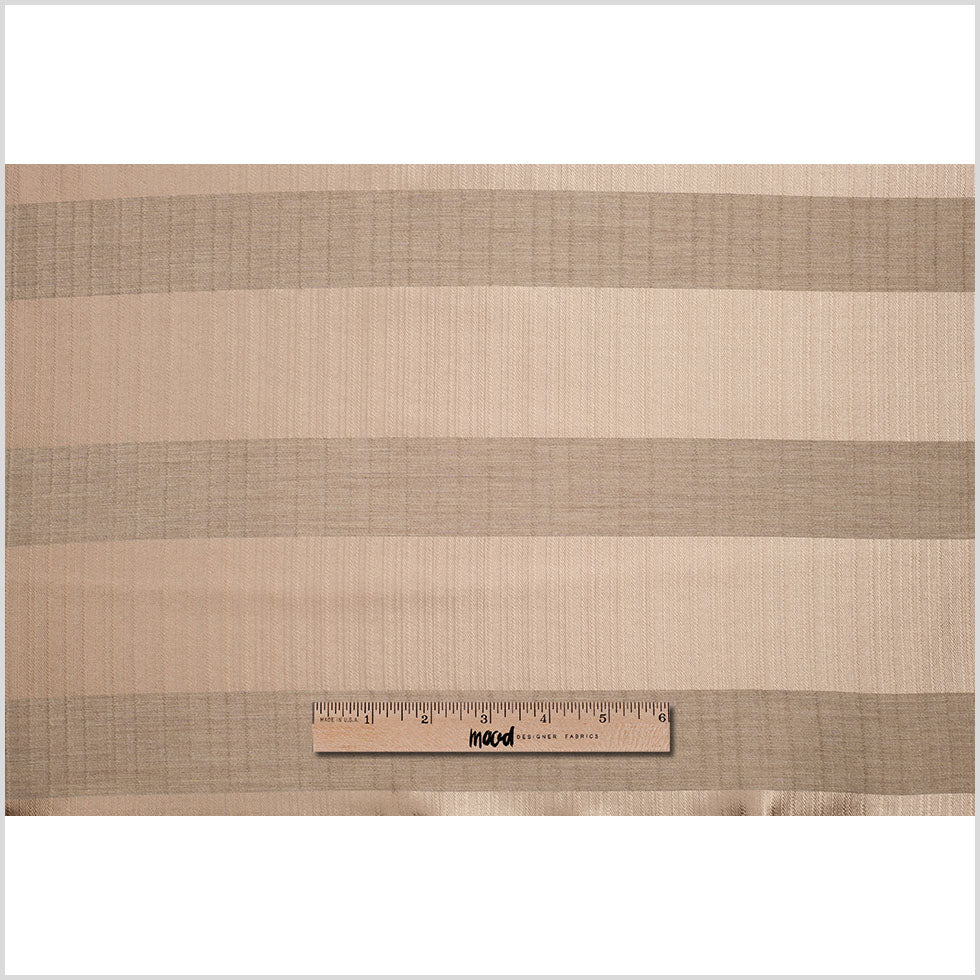 Turkish Striped Sand Polyester Woven - Full Turkish Striped Sand Polyester Woven - Full