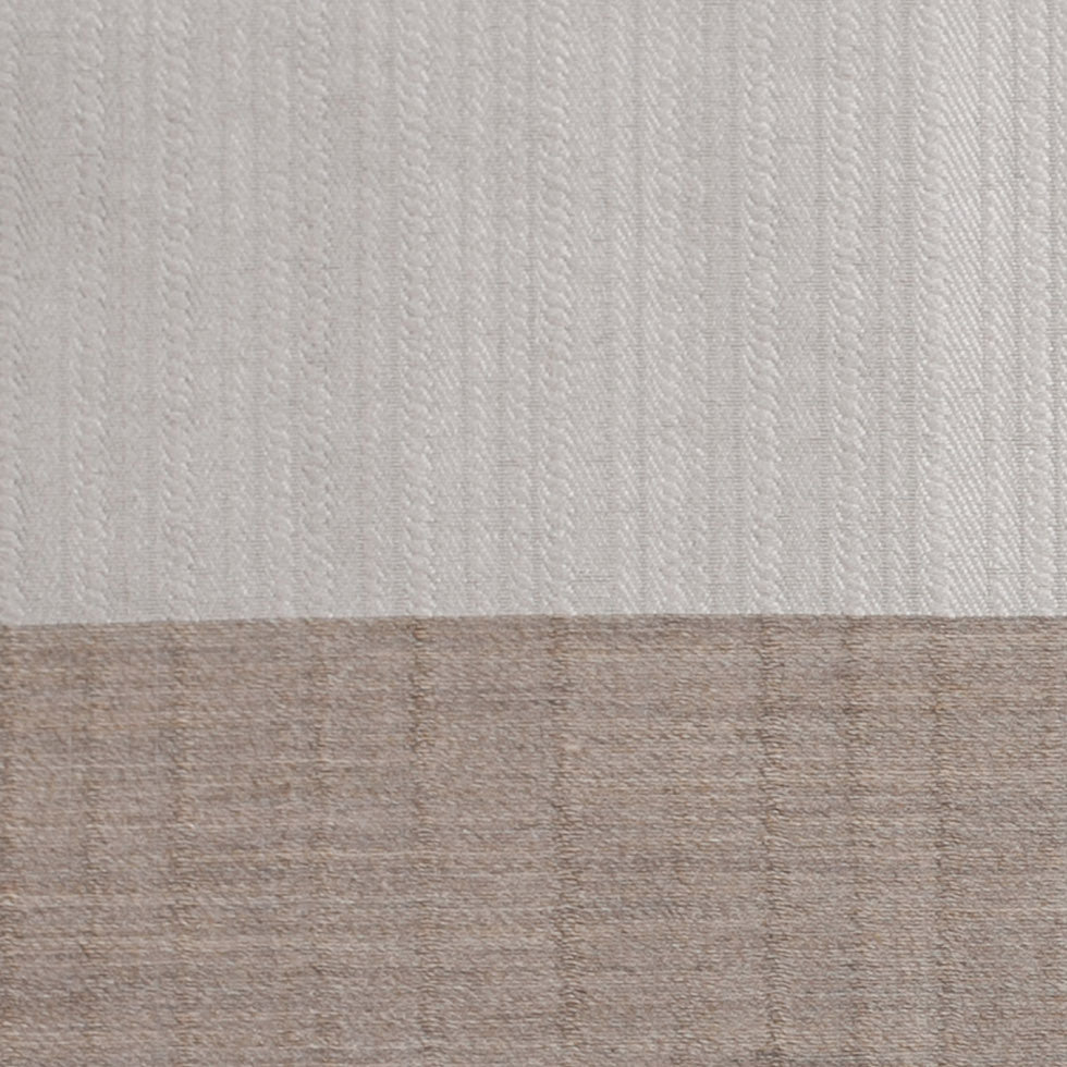Striped Silver Polyester Woven Detail Striped Silver Polyester Woven Detail