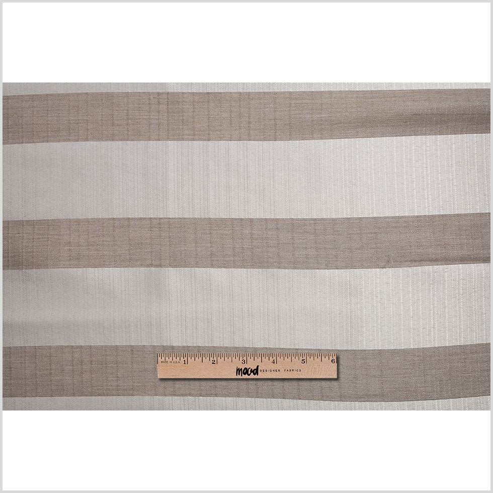 Striped Silver Polyester Woven Full Striped Silver Polyester Woven Full