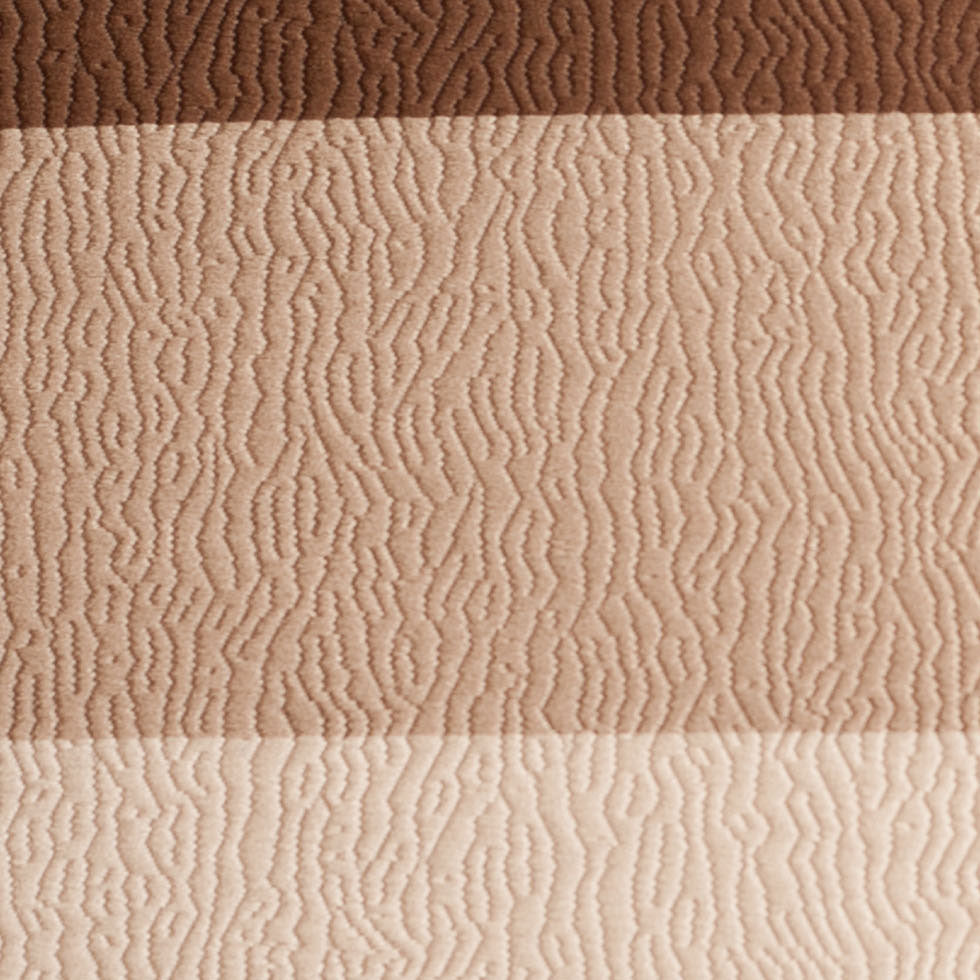 Turkish Brown Striped Polyester Brocade - Detail Turkish Brown Striped Polyester Brocade - Detail