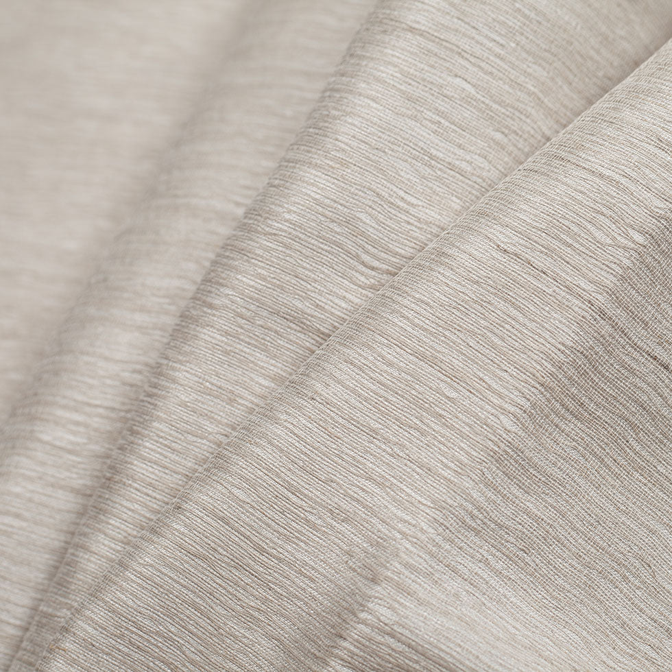 Turkish Metallic Silver Striated Polyester Woven - Folded Turkish Metallic Silver Striated Polyester Woven - Folded