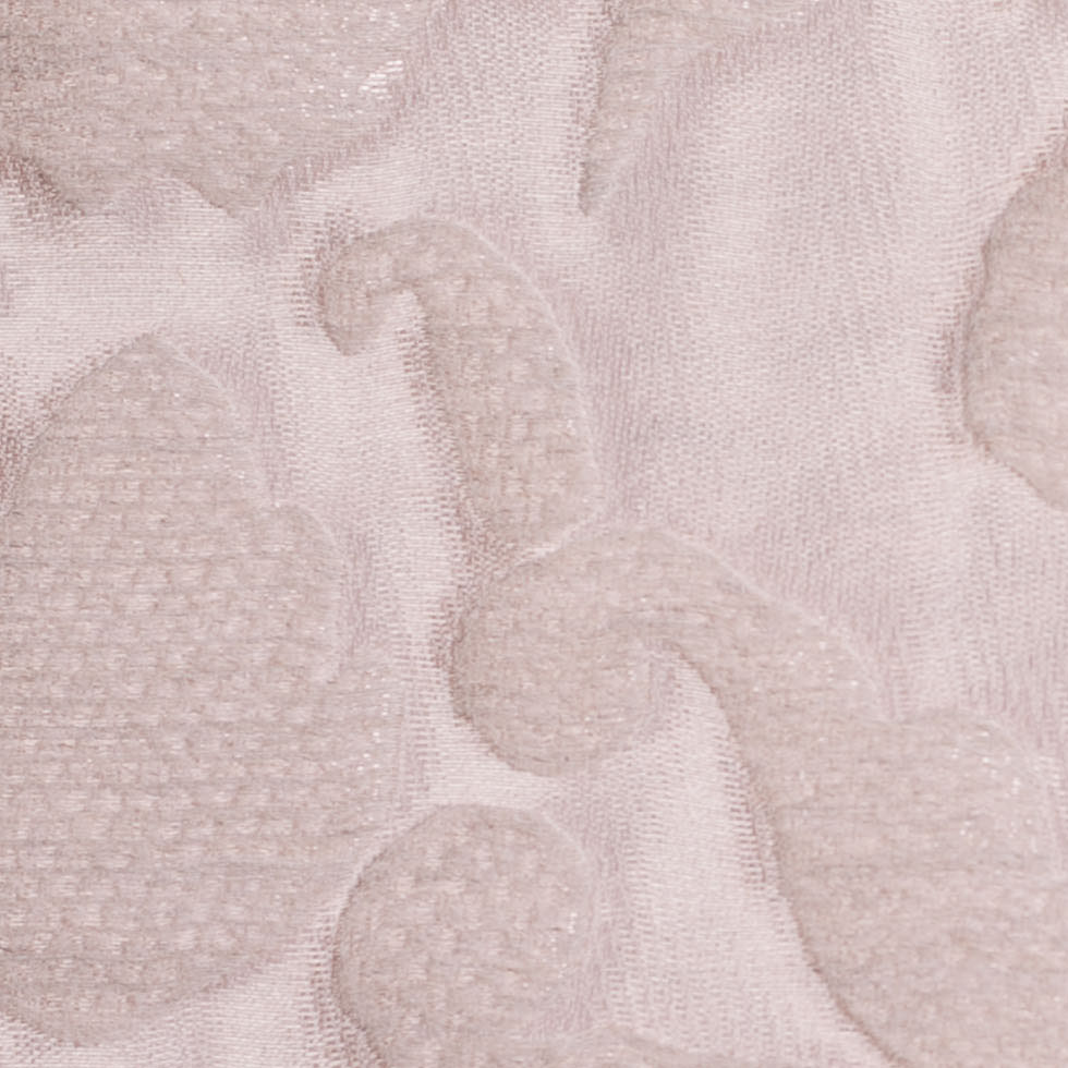 Metallic Pink Damask Polyester Brocade Detail Metallic Pink Damask Polyester Brocade Detail