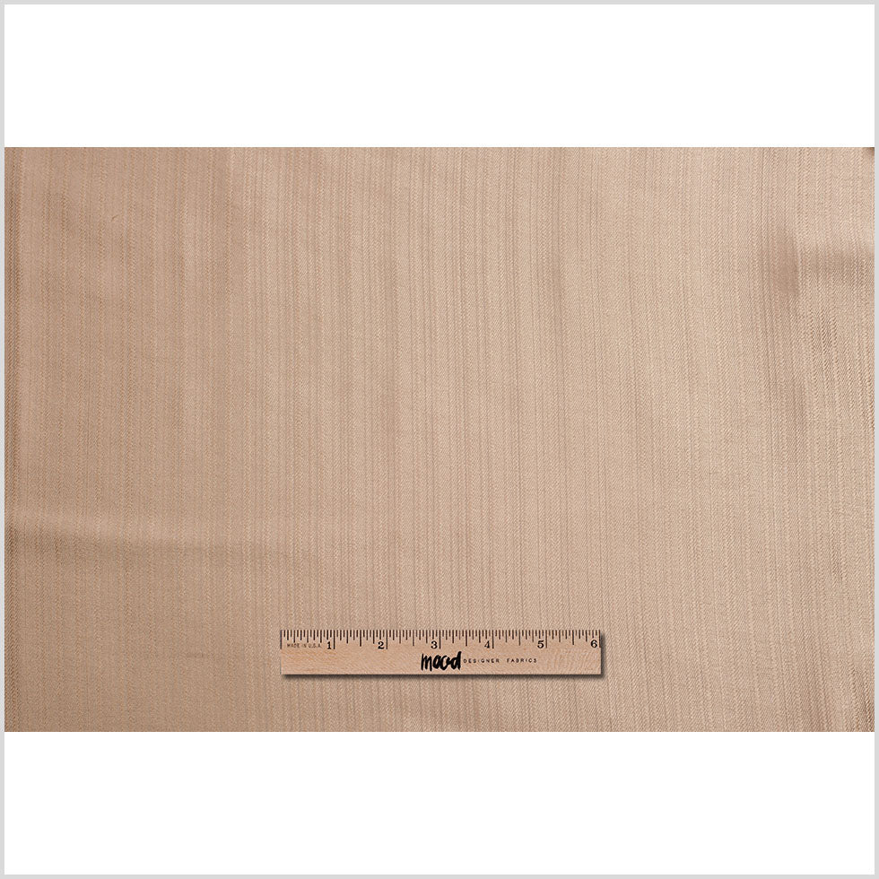 Turkish Striped Mocha Polyester Satin - Full Turkish Striped Mocha Polyester Satin - Full