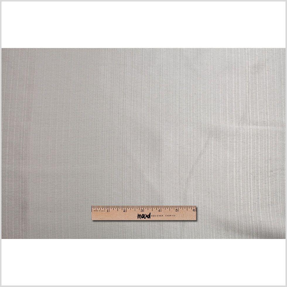 Turkish Striped Silver Polyester Satin - Full Turkish Striped Silver Polyester Satin - Full