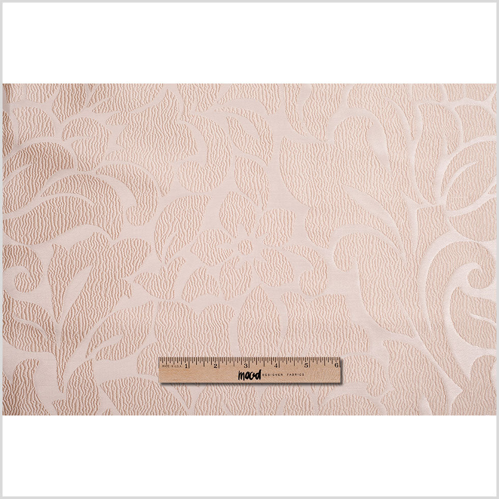 Turkish Cream Floral Polyester Jacquard - Full Turkish Cream Floral Polyester Jacquard - Full