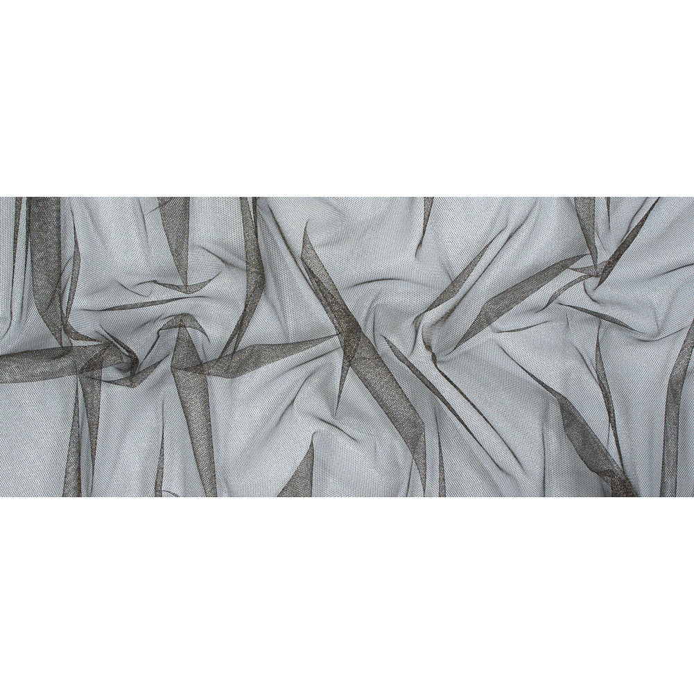 Metallic Gold and Black Tulle - Folded Metallic Gold and Black Tulle - Folded