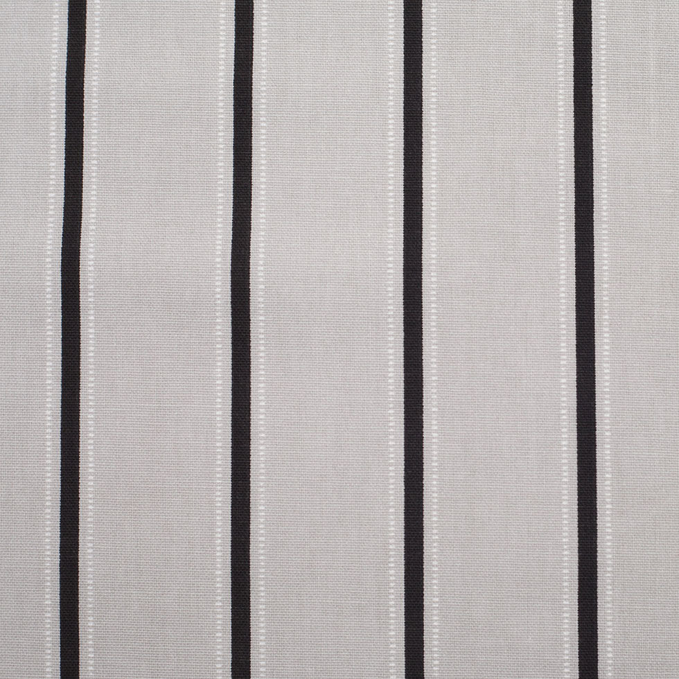 Slate Striped Cotton Canvas Slate Striped Cotton Canvas
