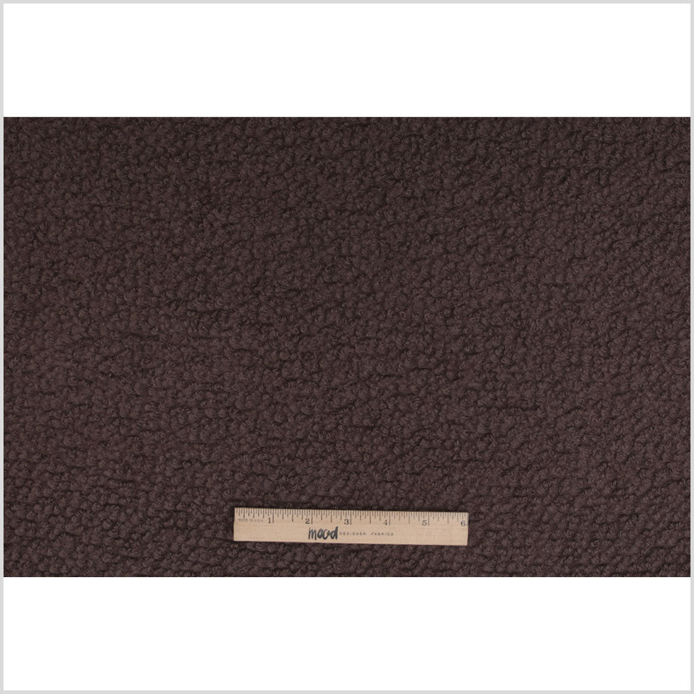 Taupe Wool and Polyester Boucle - Folded Taupe Wool and Polyester Boucle - Folded