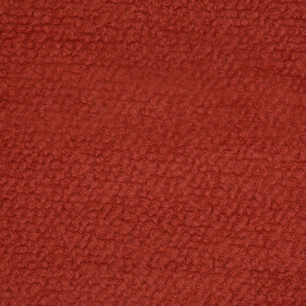 Orange Wool and Polyester Boucle Detail Orange Wool and Polyester Boucle Detail