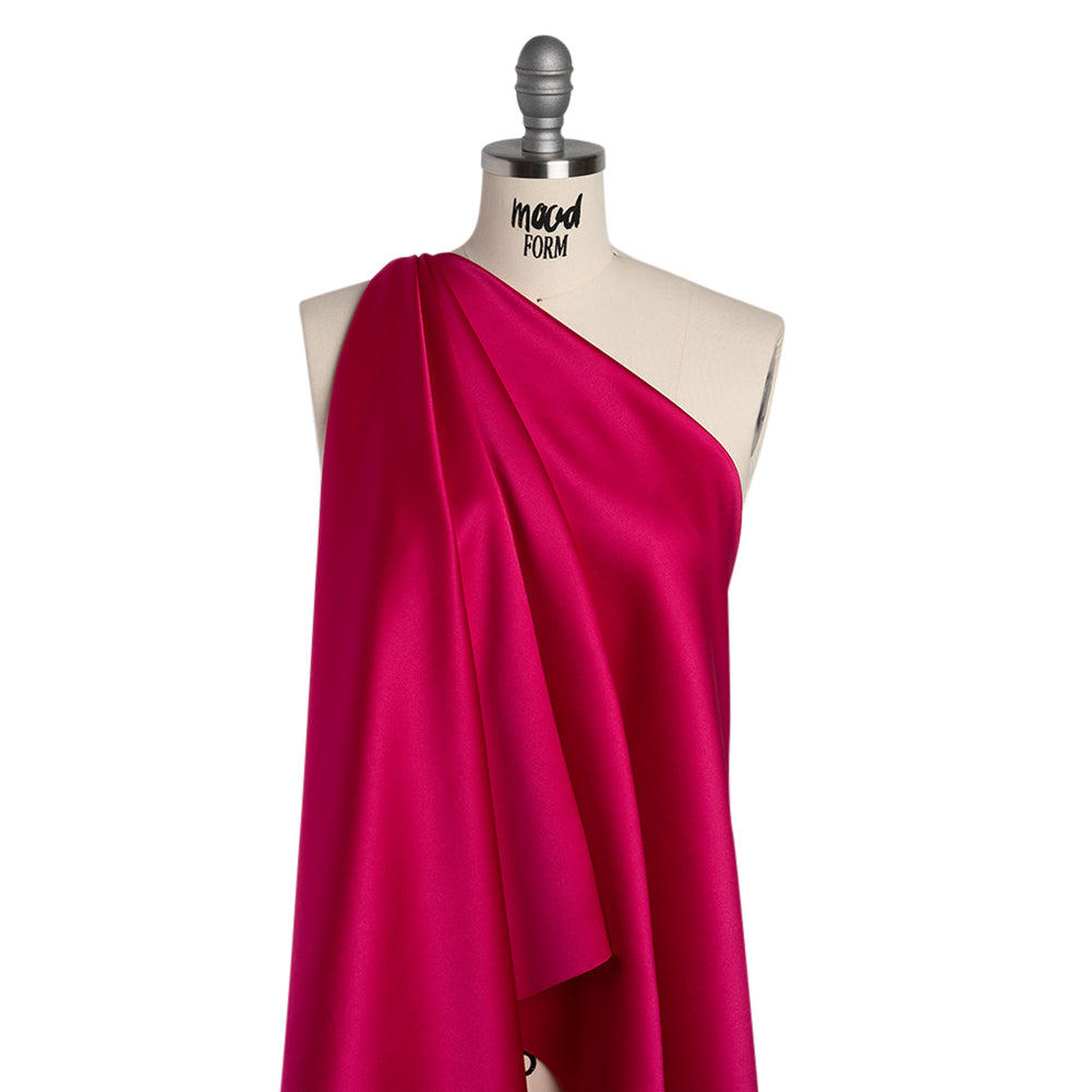 Polyester Satin - Cerise - Reverie Collection Polyester Satin - Cerise - Reverie Collection