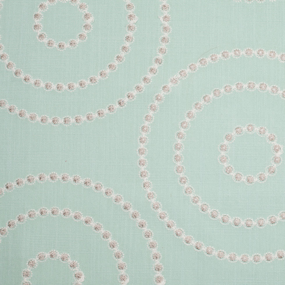Opal Embroidered Circles Polyester Woven Opal Embroidered Circles Polyester Woven