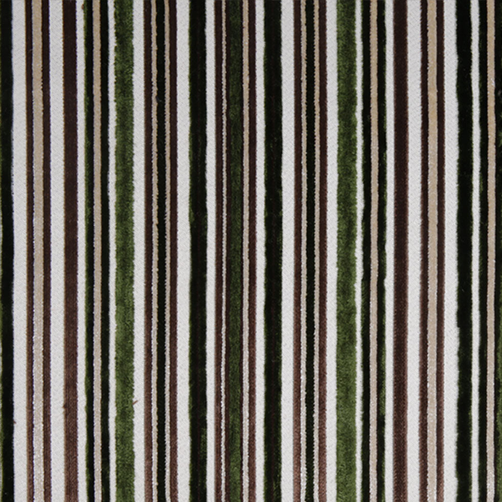 Green Laser-Cut Striped Polyester Velvet Green Laser-Cut Striped Polyester Velvet