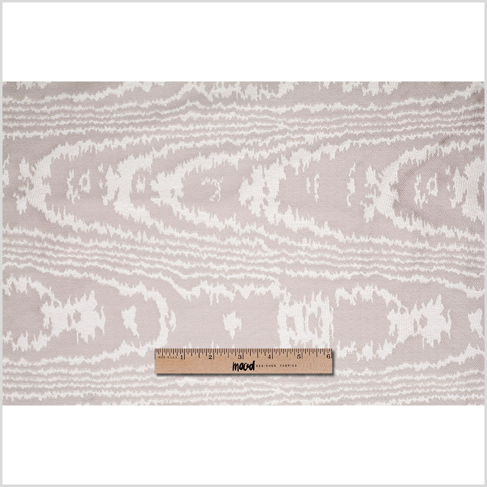 Turkish Silver Moire-Like Polyester Woven - Full Turkish Silver Moire-Like Polyester Woven - Full