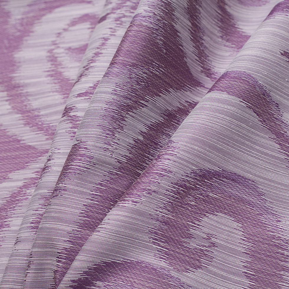 Turkish Lilac Damask Polyester Woven - Folded Turkish Lilac Damask Polyester Woven - Folded