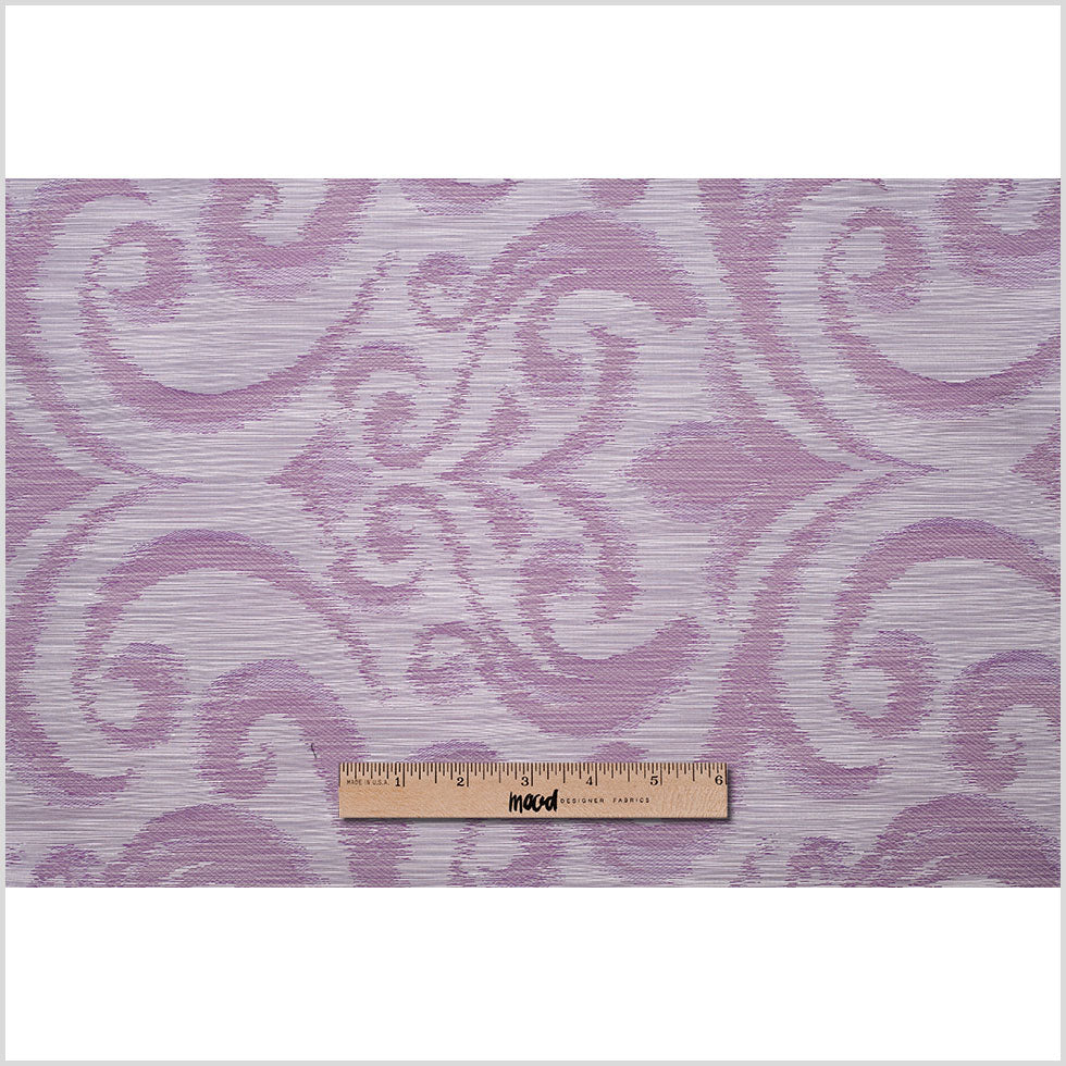 Turkish Lilac Damask Polyester Woven - Full Turkish Lilac Damask Polyester Woven - Full
