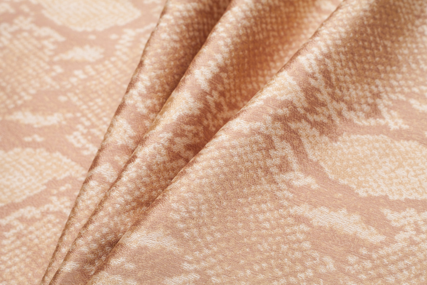 Gold Python Printed Polyester Woven Folded Gold Python Printed Polyester Woven Folded