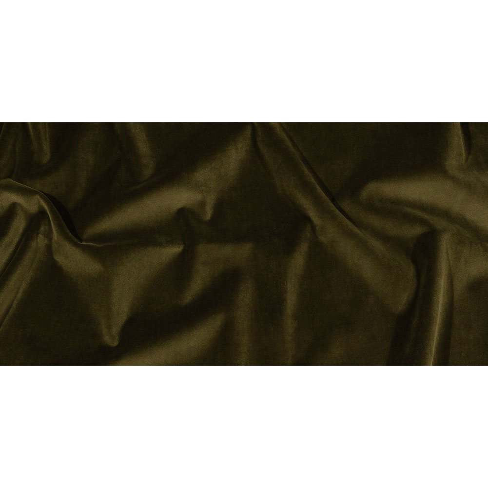 Olive Cotton Velvet - Full Olive Cotton Velvet - Full