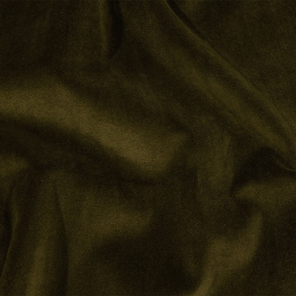 Olive Cotton Velvet Olive Cotton Velvet