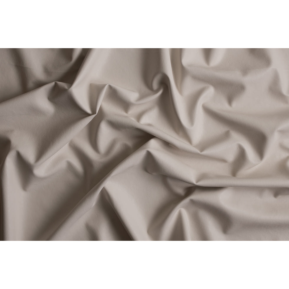 Ivory Fashion-Weight Faux Leather - Full Ivory Fashion-Weight Faux Leather - Full
