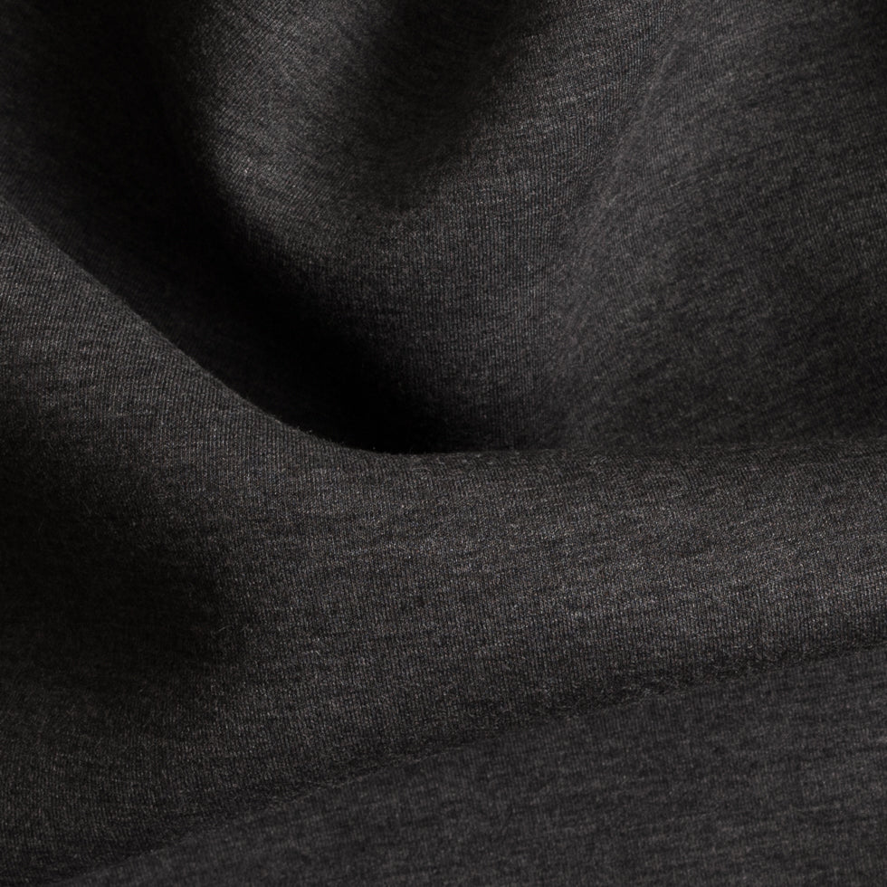 Black/Gray Jersey Backed Neoprene/Scuba Knit Black/Gray Jersey Backed Neoprene/Scuba Knit