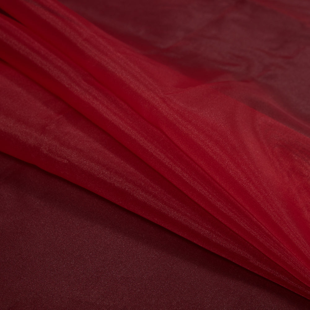 Red 2-Ply Polyester Organza - Detail Red 2-Ply Polyester Organza - Detail