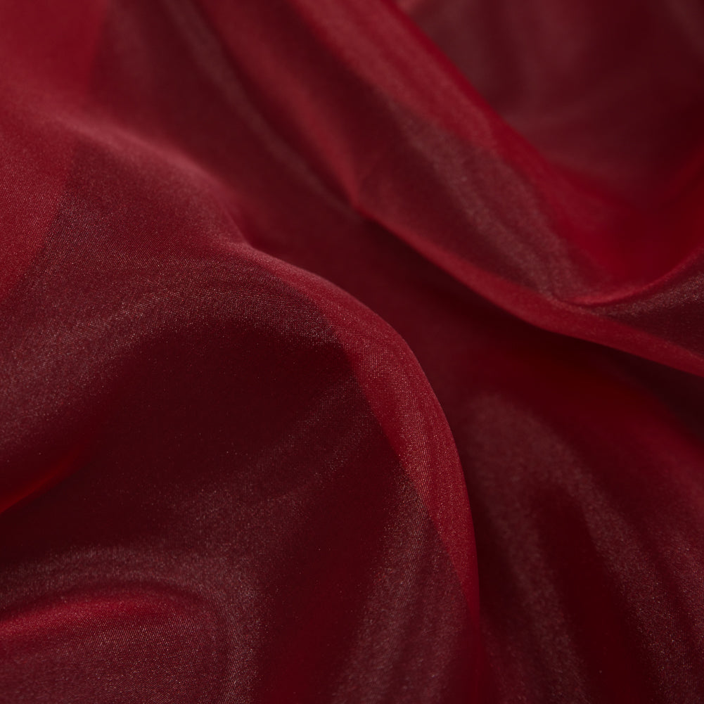 Red 2-Ply Polyester Organza - Full Red 2-Ply Polyester Organza - Full