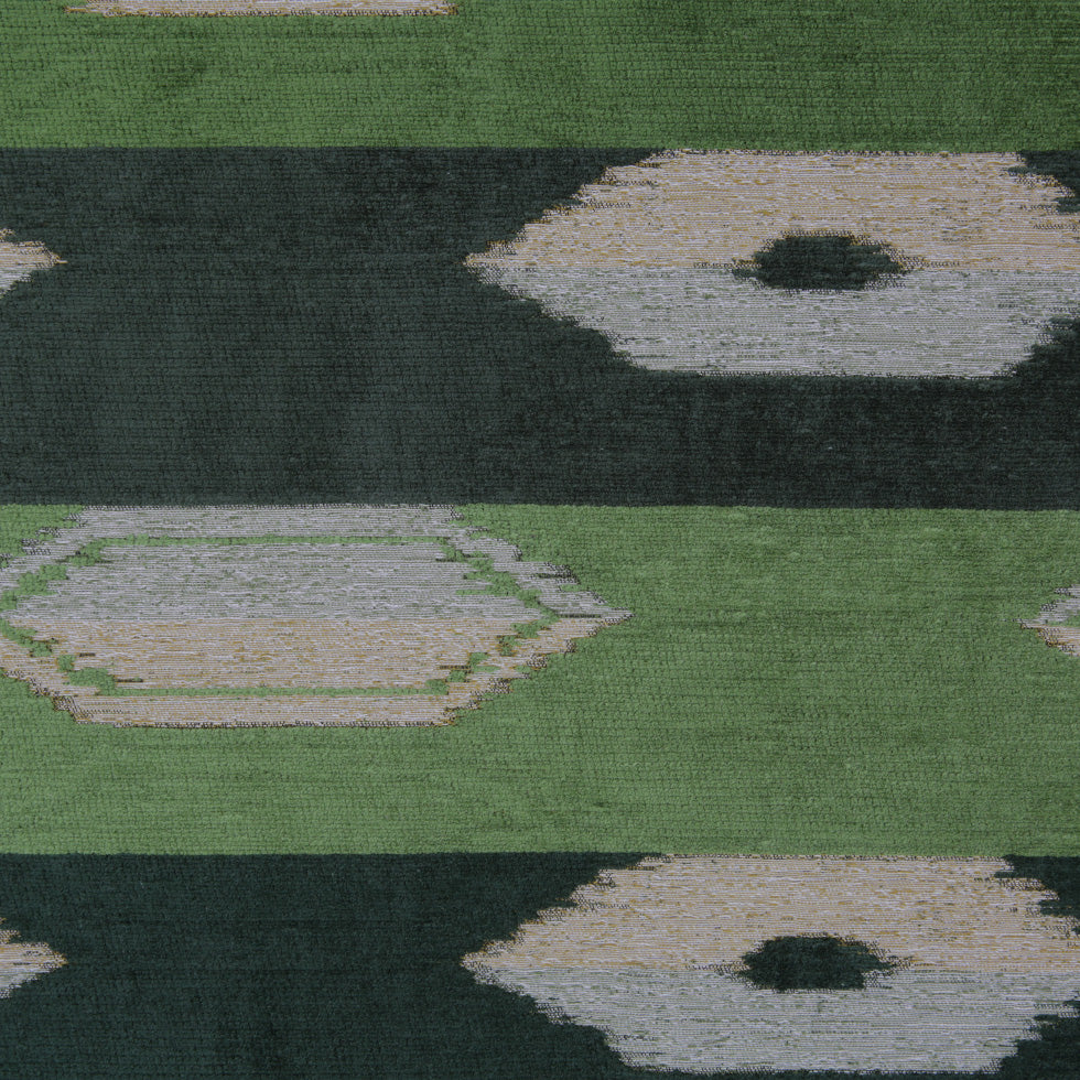 Moss Green Geometric Cut Polyester Blended Velvet Moss Green Geometric Cut Polyester Blended Velvet