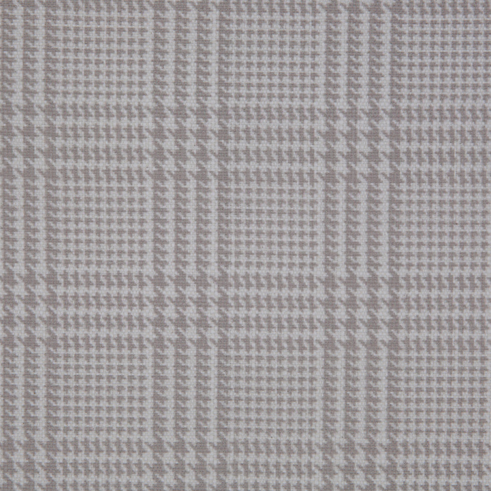 Spanish Beige Houndstooth Poly-Cotton Woven Detail Spanish Beige Houndstooth Poly-Cotton Woven Detail