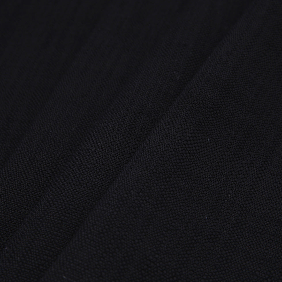 Spanish Black Textured Polyester Blended Woven Folded Spanish Black Textured Polyester Blended Woven Folded