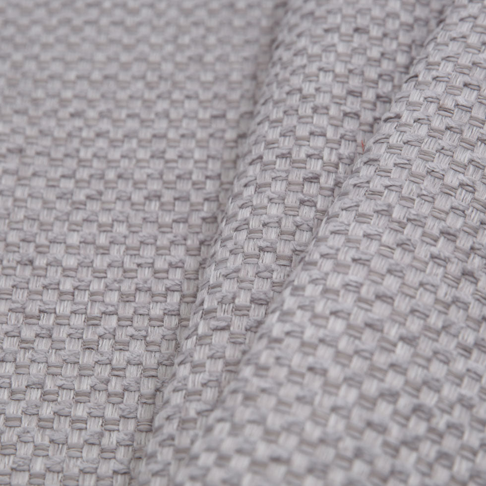 Chrome Novelty Basketweave Upholstery Fabric - Folded Chrome Novelty Basketweave Upholstery Fabric - Folded