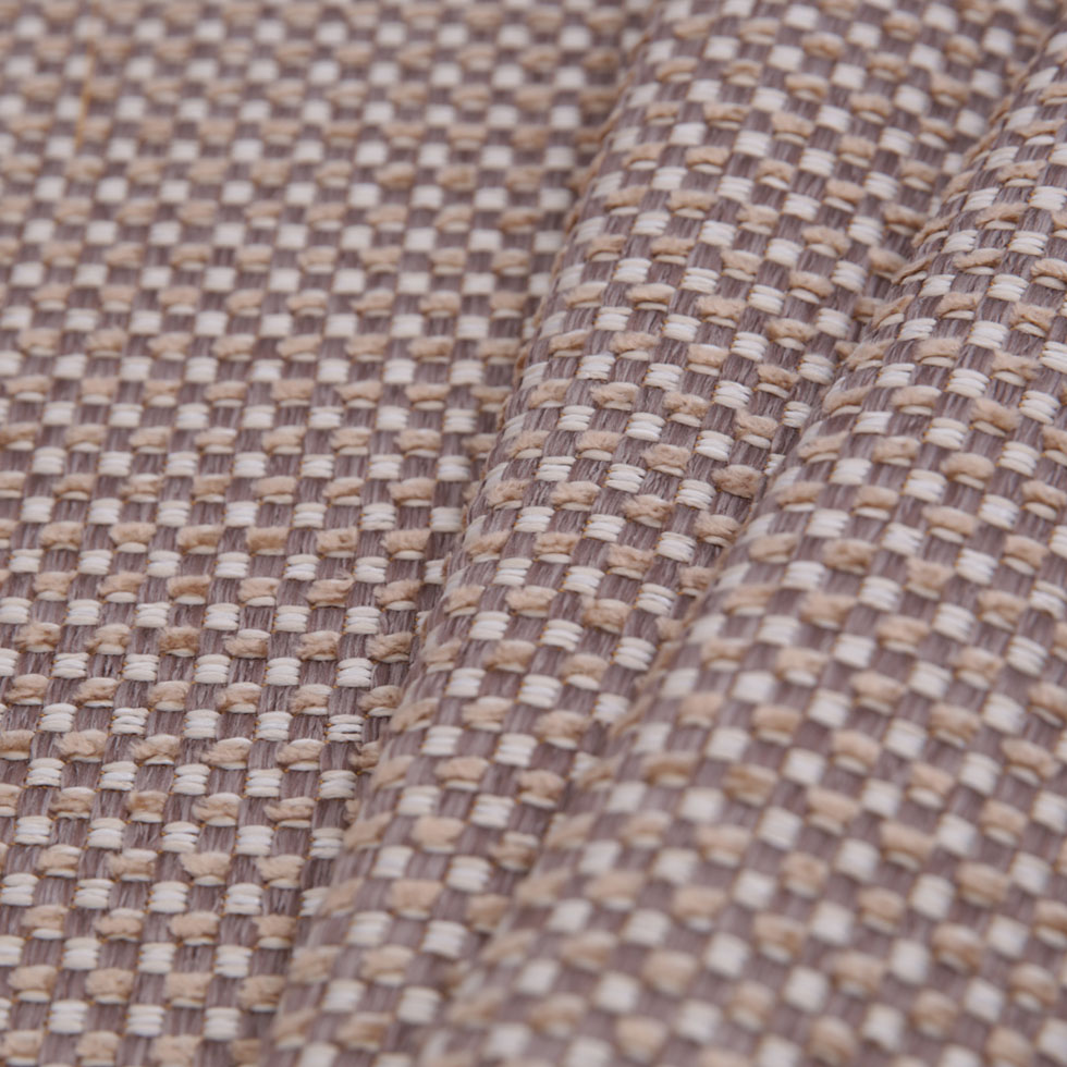 Brown Novelty Basketweave Upholstery Fabric - Folded Brown Novelty Basketweave Upholstery Fabric - Folded