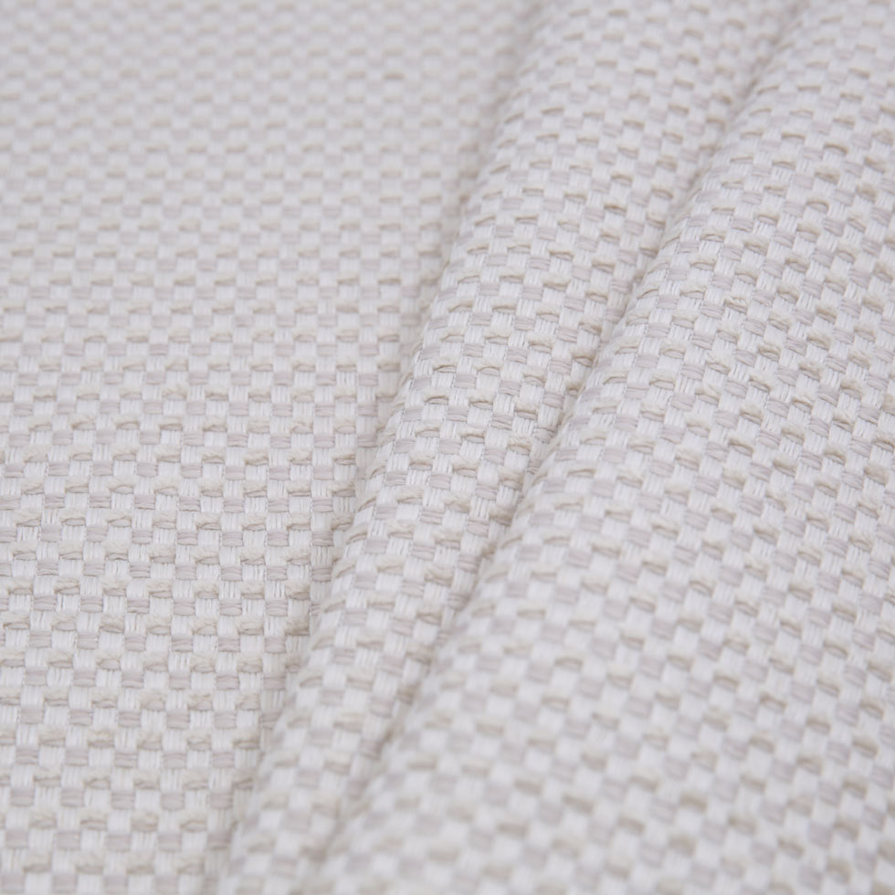 Cream Novelty Basketweave Upholstery Fabric - Folded Cream Novelty Basketweave Upholstery Fabric - Folded