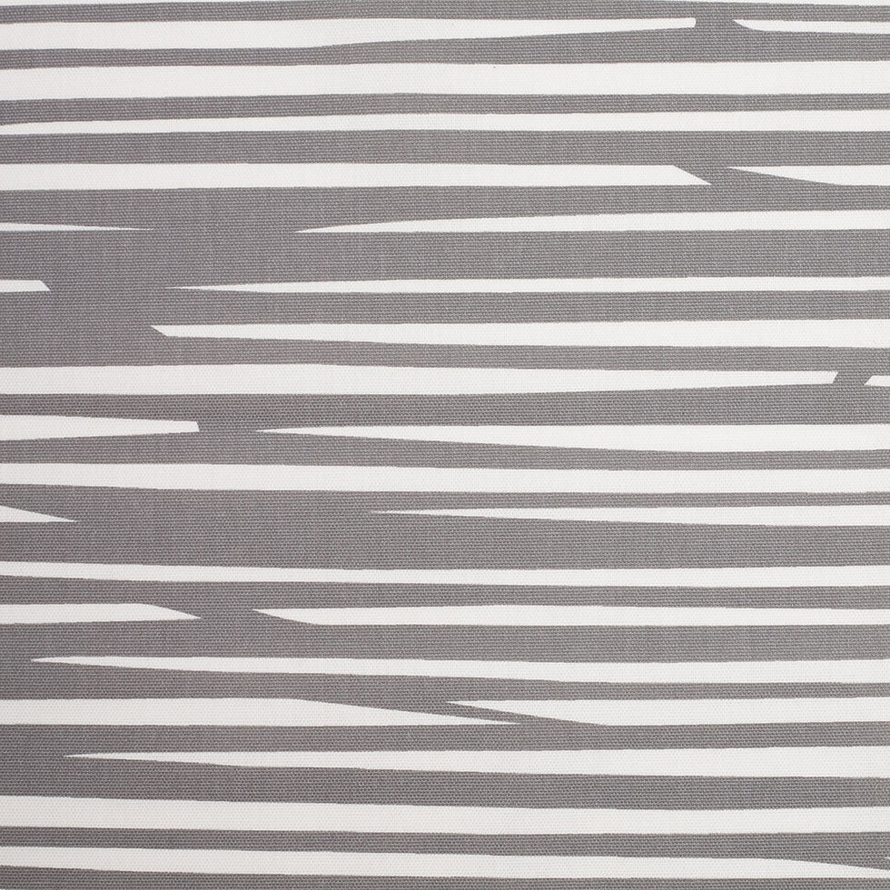 Swedish Gray/White Striped Woven Cotton Print Swedish Gray/White Striped Woven Cotton Print