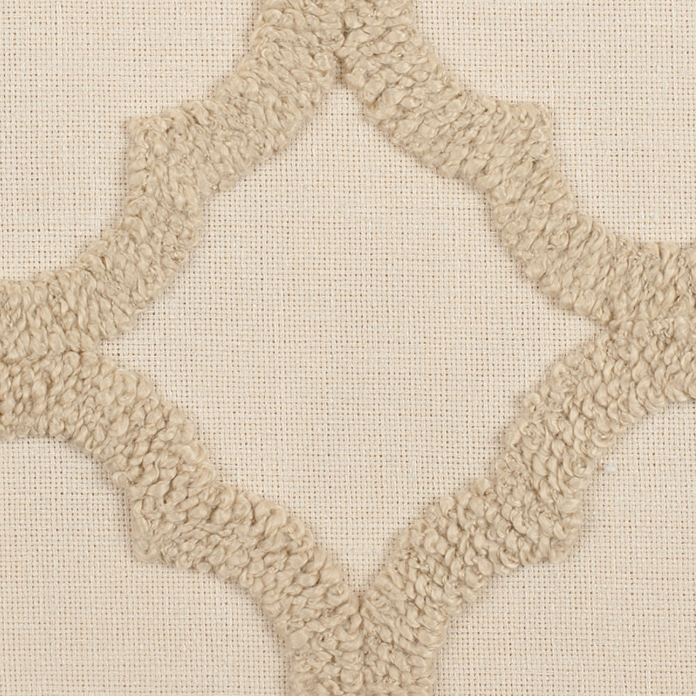 Linen Classical Embroidered Linen-Like Polyester - Detail Linen Classical Embroidered Linen-Like Polyester - Detail